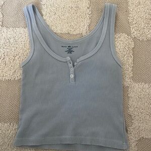 DALIS CROPPED BRANDY BLUE TOP adorable summer brandy Melville tank gently used
